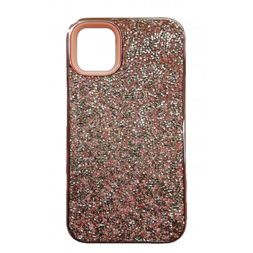 iPhone 12 Pro Max Glitter Bling Case Rose Gold